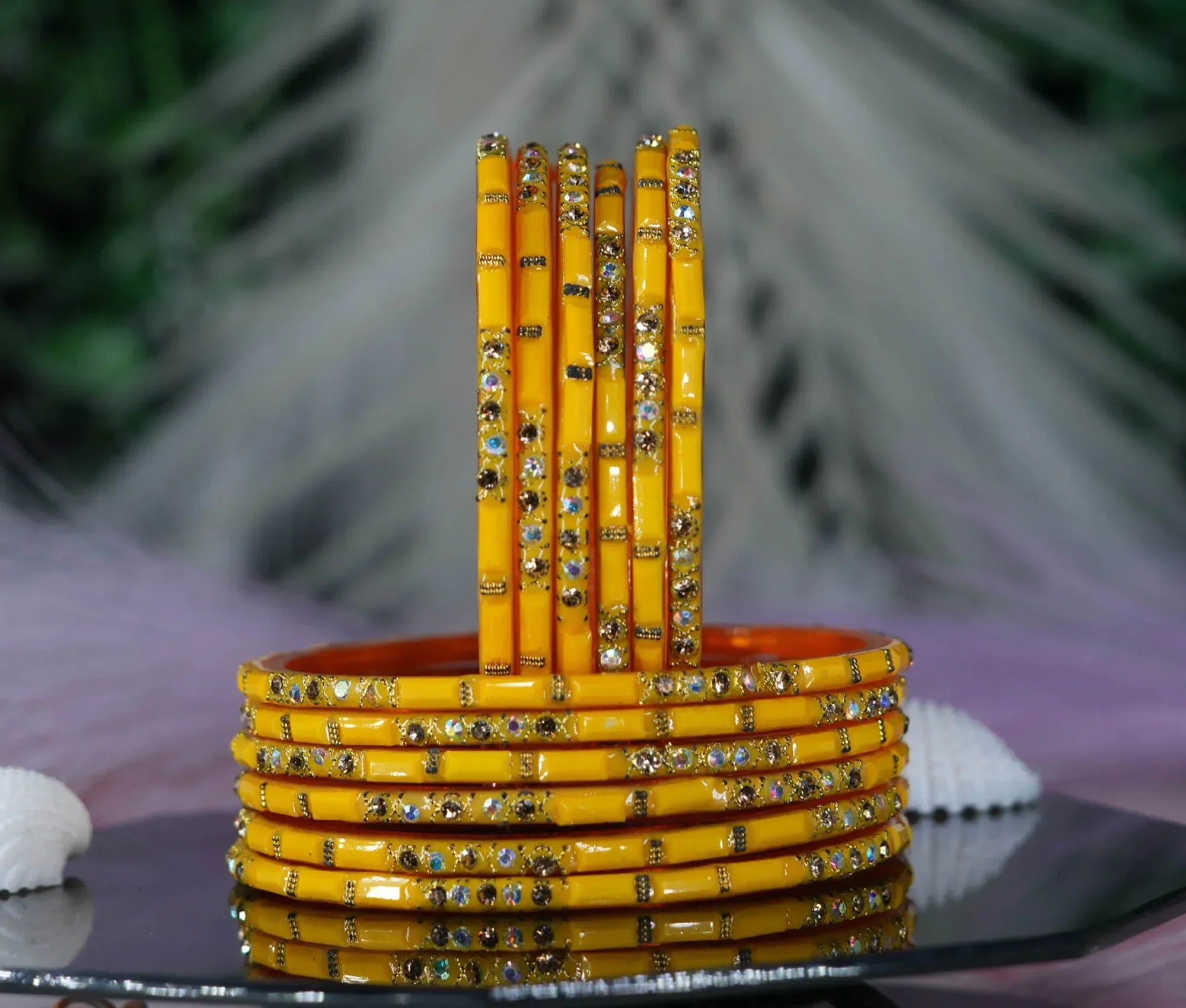 Haldi_Bangles1_1 - The Golden Cascade